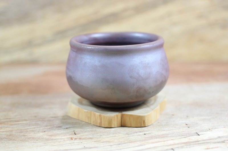 【母親節禮物】純手拉坏 柴燒茶碗 陶藝名家葉敏祥手工作品 - 茶壺/茶杯/茶具 - 陶 