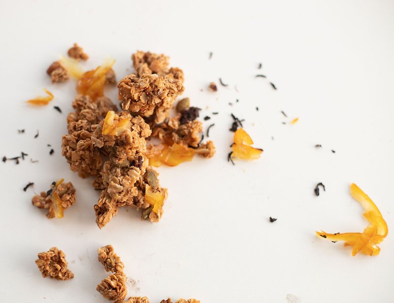Roasted Grain GRANOLA 【Grapefruit Black Tea Roasted Grain】 Xiaoxi Cangwu - Oatmeal/Cereal - Other Materials Brown