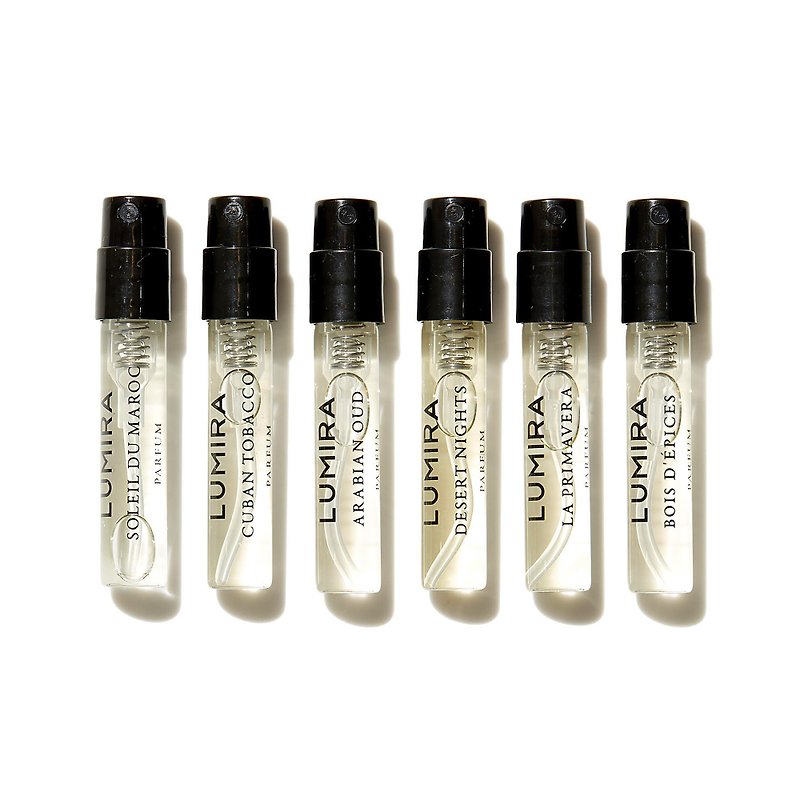 澳洲LUMIRA香水探索套裝 (2ml x 6入) - 香氛/精油/擴香 - 玻璃 透明