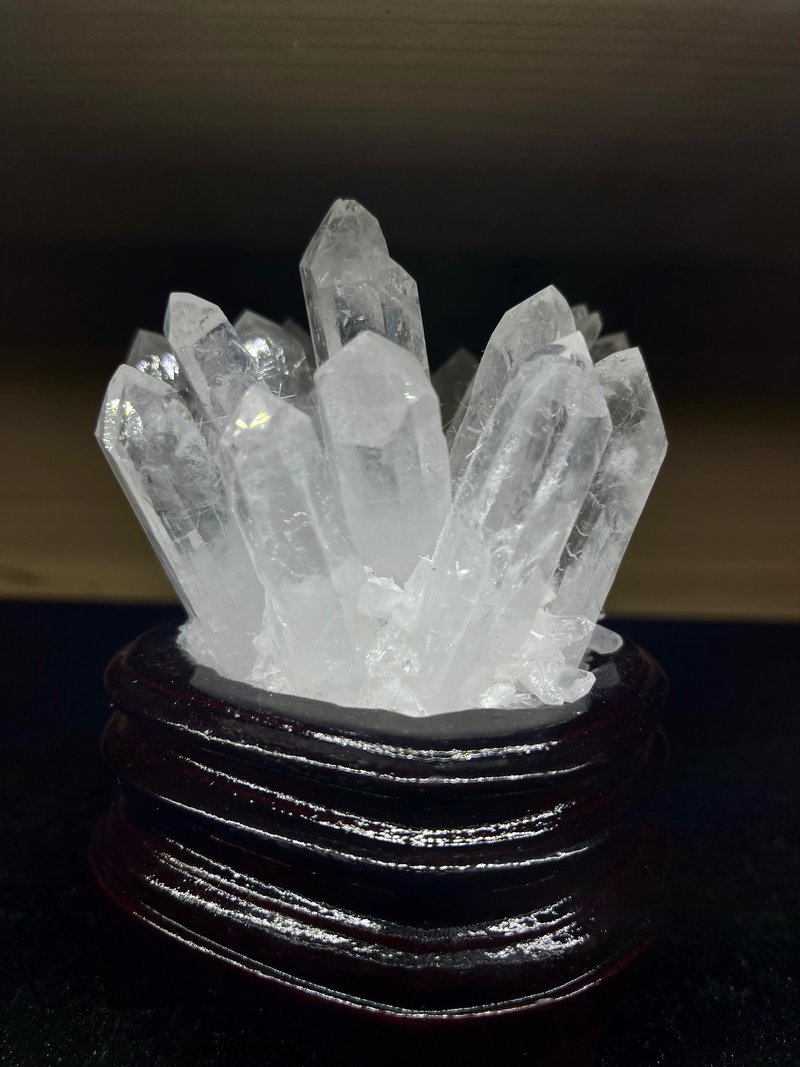 白水晶簇 白水晶 純淨能量水晶筷 消磁淨化白水晶 - 擺飾/家飾品 - 水晶 白色