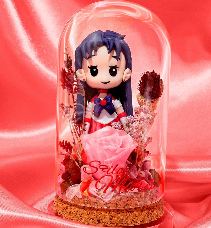 [Ready Stock] Sailor Moon Mini Flower Bottle Rei Rei - ตุ๊กตา - วัสดุอื่นๆ หลากหลายสี