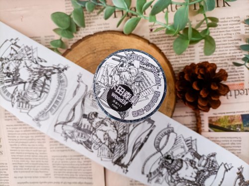 木田森果 wood3f NO.309 我就是萌-鸚鵡Parrot / 紙膠帶 Masking Tape