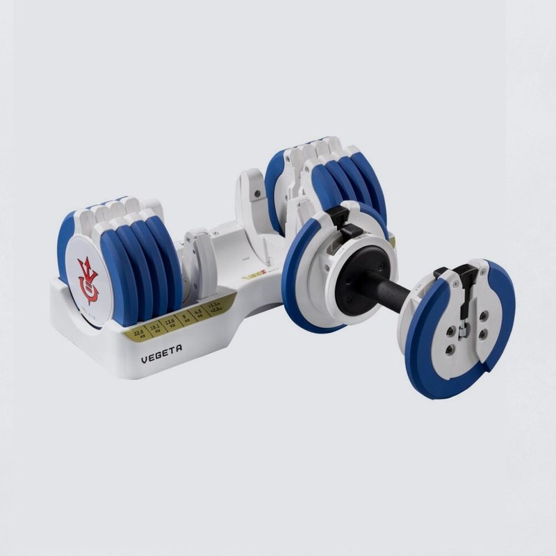 Dragon Ball Z 25kg (55lb) 15-Setting Adjustable Dumbbell - Vegeta Model - อุปกรณ์ฟิตเนส - วัสดุอื่นๆ หลากหลายสี