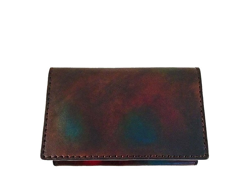 ACROMO BrC Flap Card Holder - Card Holders & Cases - Genuine Leather Brown
