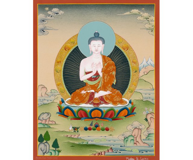 仏教大日如来タンカ絵画 - ショップ Boudha Stupa Thanka Centre