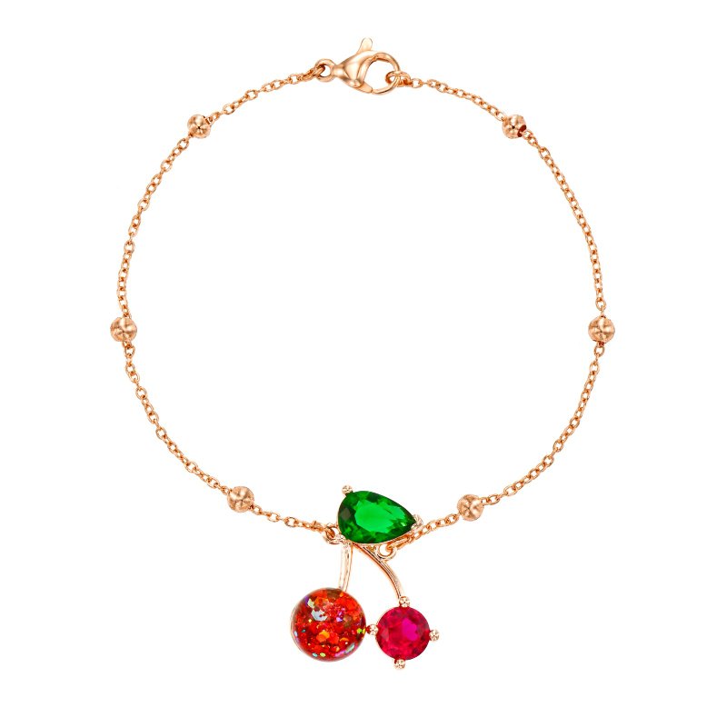 Cerry Snowball Surgical Bracelet - 手鍊/手環 - 玻璃 