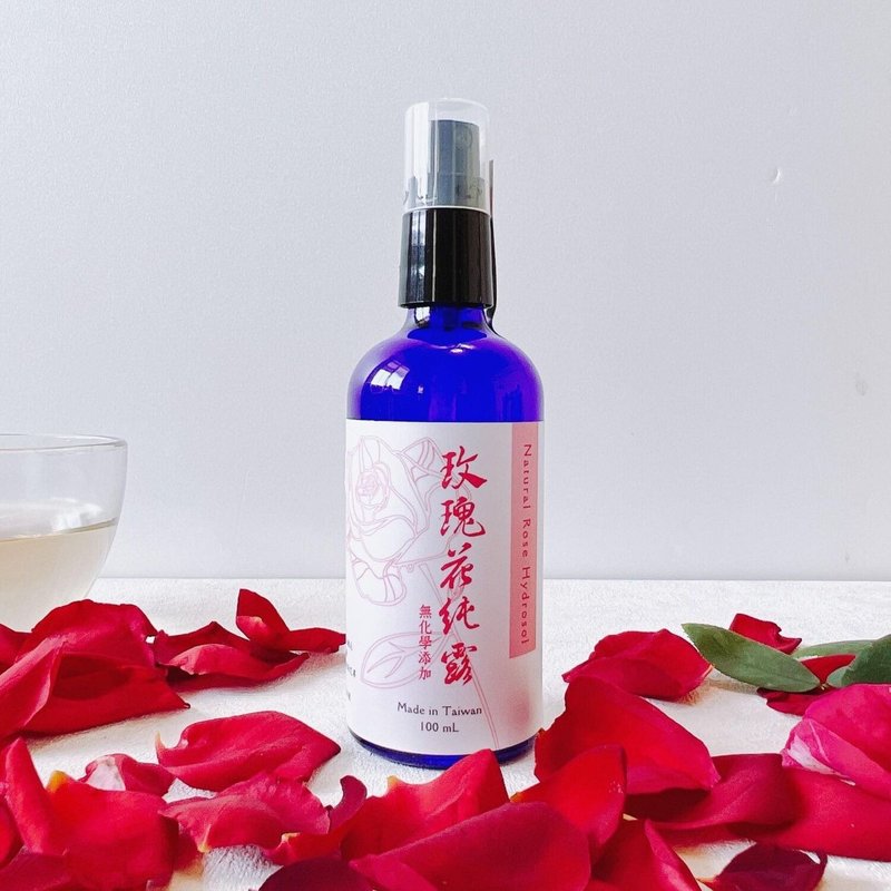 [Flower Picking Girl] 100% Rose Hydrosol - Natural Extraction, No Chemical Additives (Made in Taiwan) - Health Foods - Concentrate & Extracts White