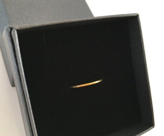 Made-to-order K24 Pure Gold Ring Pure gold ring 2 0.9 mm