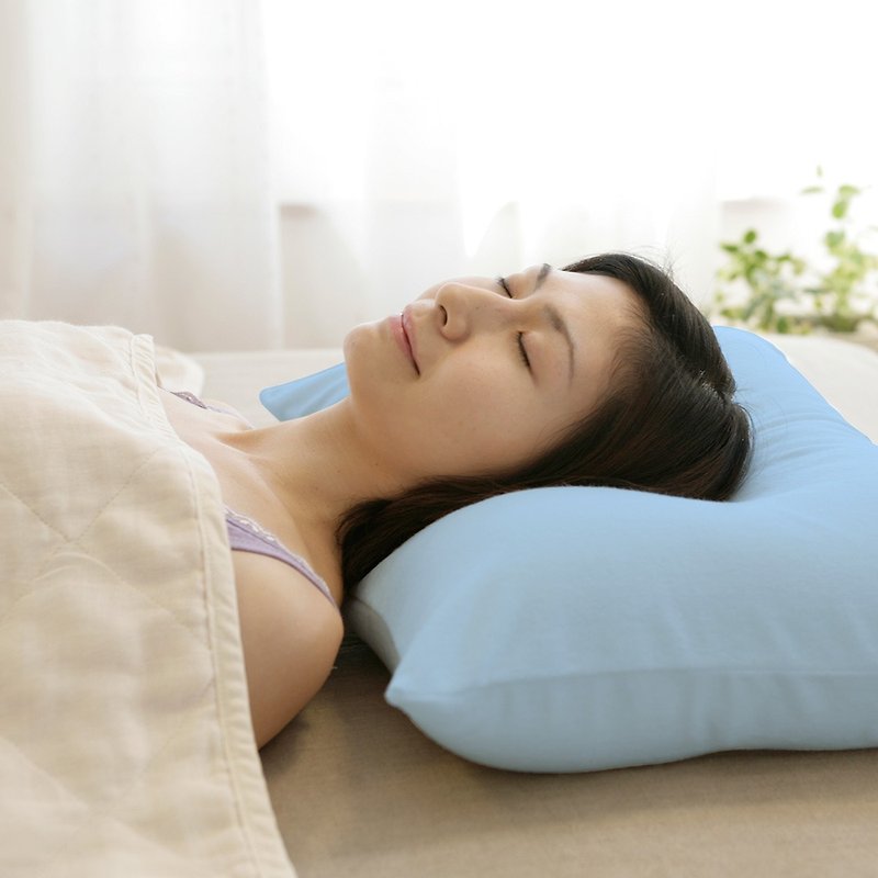 日本王樣の夢枕－天空藍 - 枕頭/咕𠱸 - 其他人造纖維 藍色