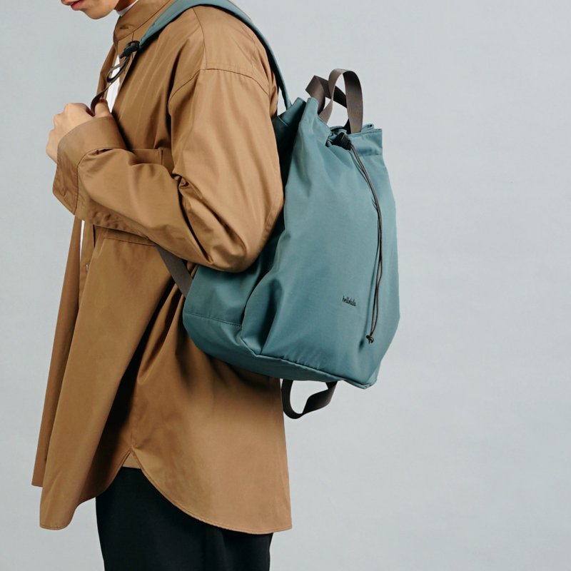 【hellolulu】 Everyday Totepack -  ELIO (Shaded Spruce) - Backpacks - Polyester Green