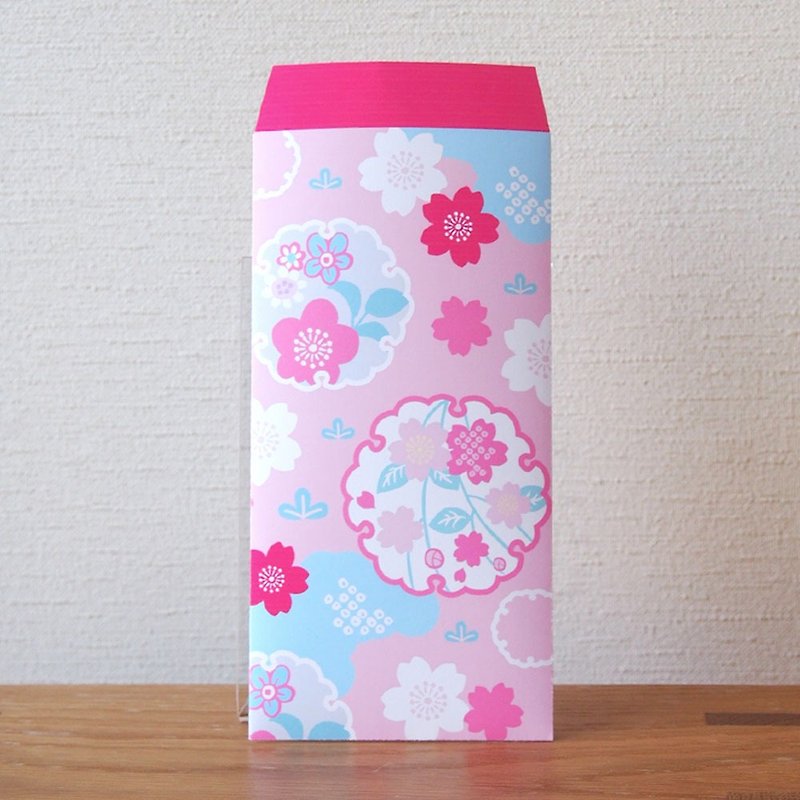 祝儀袋　桜雪輪文 - ご祝儀袋・ポチ袋 - 紙 ピンク