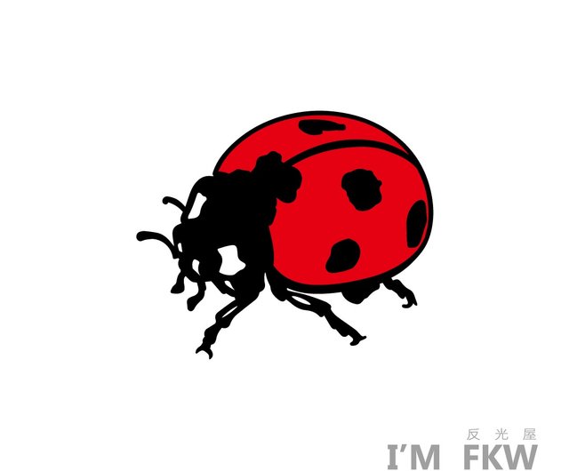 Ladybugs Shape Stickers