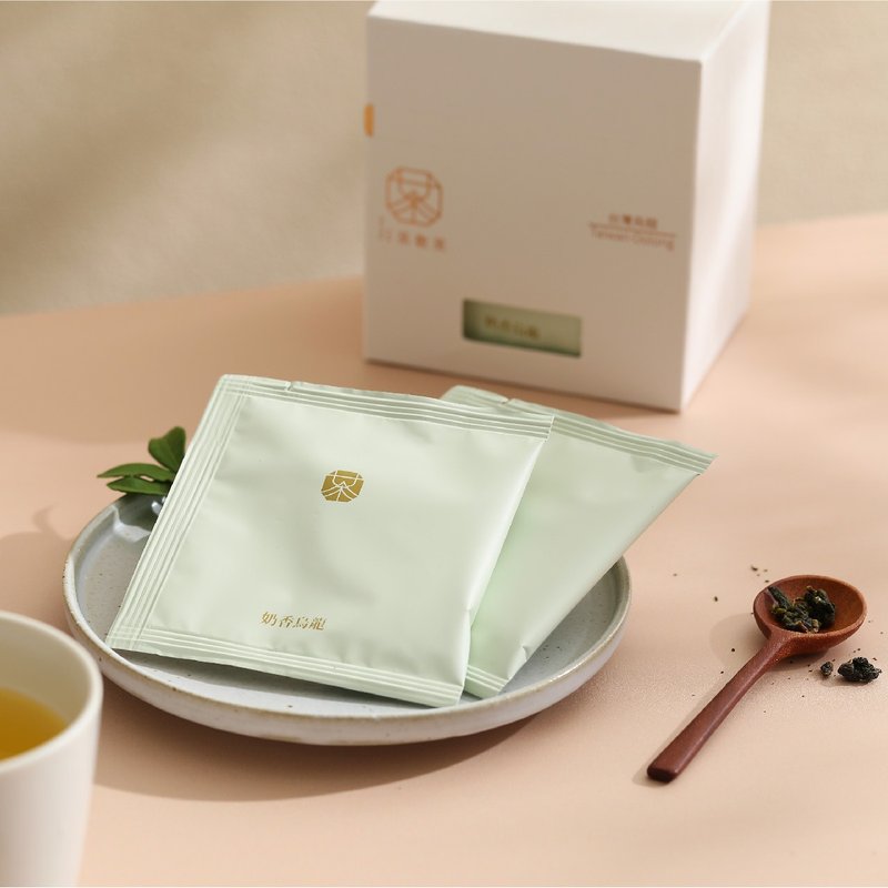 Milky Oolong | Three-dimensional tea bag - ชา - กระดาษ สีเขียว