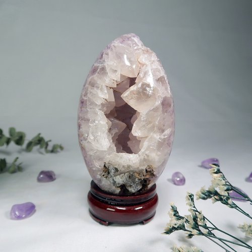 メノウ幸運の卵 010694 - ショップ 石の王 King Stones 置物 - Pinkoi