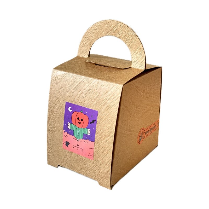 Halloween scare box large box (five pieces) - คุกกี้ - อาหารสด หลากหลายสี