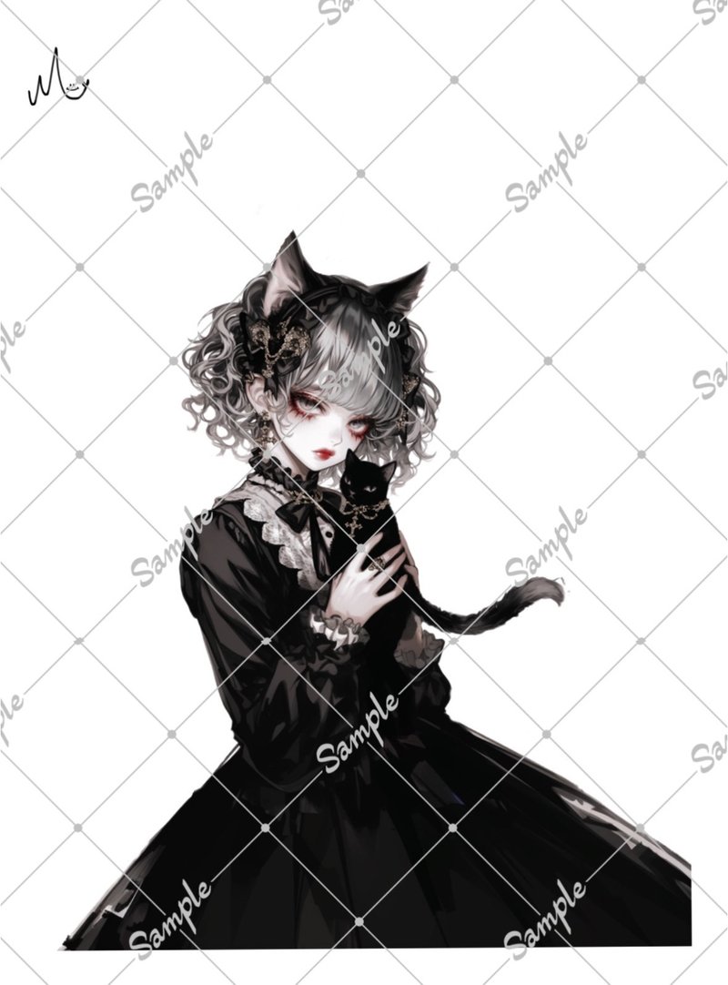 オリジナル人物ステッカー - 貼紙 - 紙 