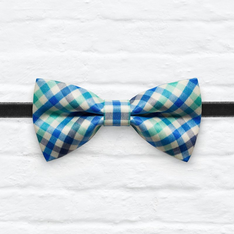 Style 0301  Marble Print Bowtie - Modern Boys Bowtie, Toddler Bowtie Toddler Bow tie, Groomsmen bow tie, Pre Tied and Adjustable Novioshk - Chokers - Polyester Blue