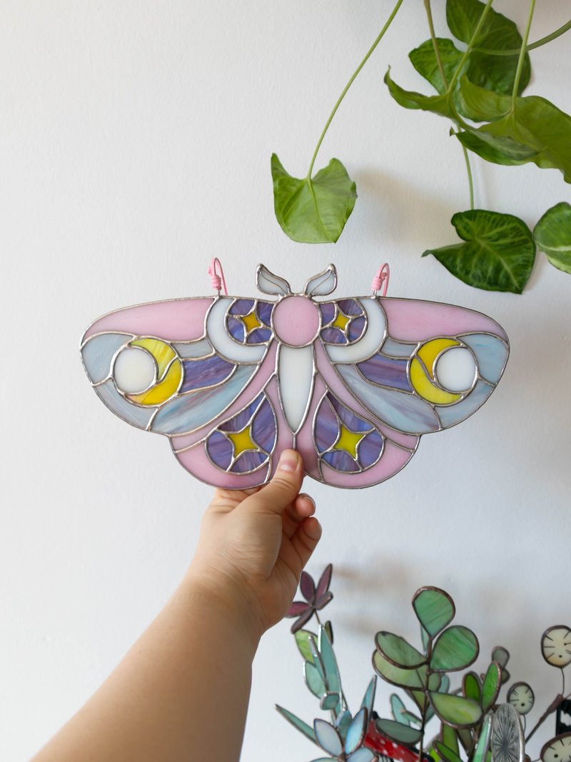 Butterfly, Moth, Stained glass moth pattern, Printable pattern, PDF - อื่นๆ - วัสดุอื่นๆ 