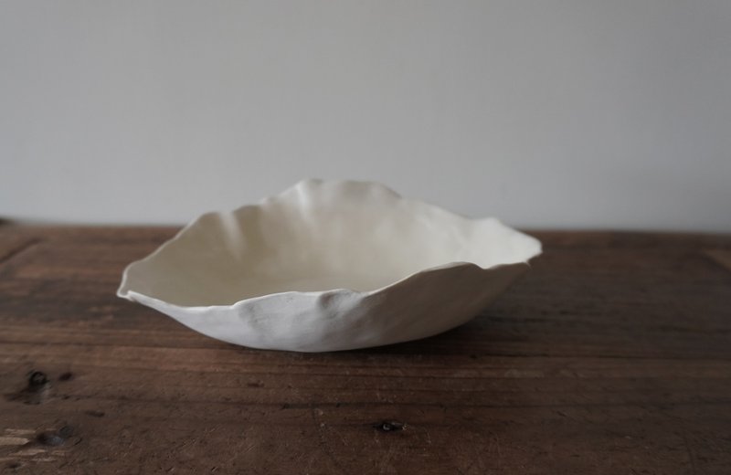 瑚白皿 - 擺飾/家飾品 - 瓷 白色