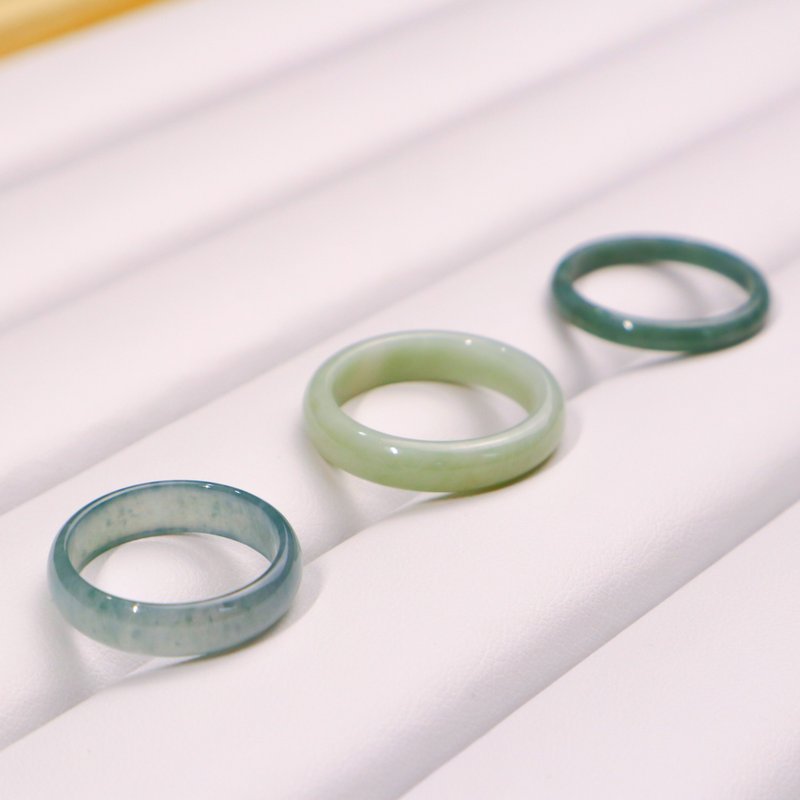 [Natural Jadeite Ring] Large size - แหวนทั่วไป - หยก 