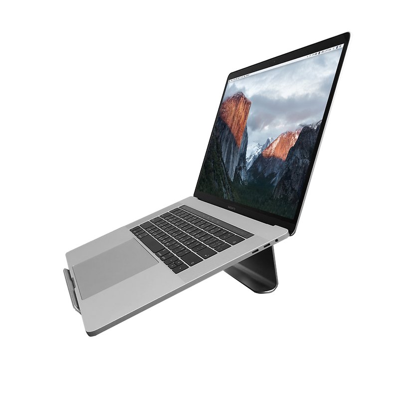[Limited time special offer] ENABLE Minimalist Aluminum Alloy Notebook Stand / Cooling Base / Booster Base Silver - ที่ตั้งมือถือ - อลูมิเนียมอัลลอยด์ สีเงิน