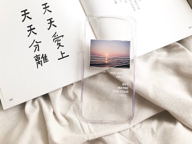 YOU ARE MY HEAVEN, BUT MAYBE I AM YOUR HELL. Mobile Shell Soft Case IPHONE - เคส/ซองมือถือ - พลาสติก หลากหลายสี