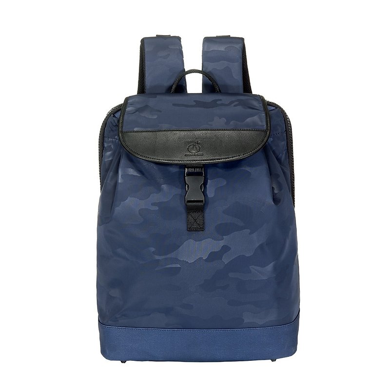 迷彩 | 15吋後背包 | 藍 | 乾溼分離 | 輕量化 | 極致減壓 - 後背包/書包 - 其他材質 藍色