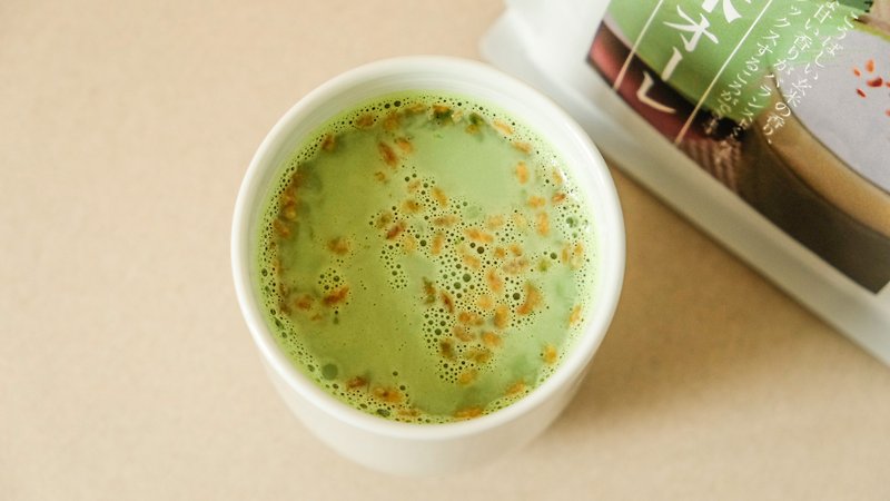 matcha brown rice milk tea - 健康食品・サプリメント - その他の素材 グリーン