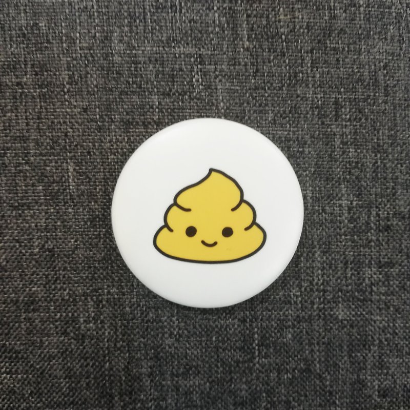Stool Jun | 44mm Badge - Badges & Pins - Plastic Yellow