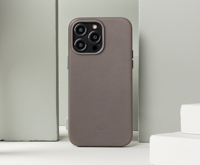 Leather Case –Cement Gray (iPhone 14 Pro/Max/Pro Max) - Shop alto