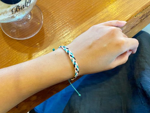 Handmade Jewelry  Wax Thread Surf Bracelets - Algae - Shop