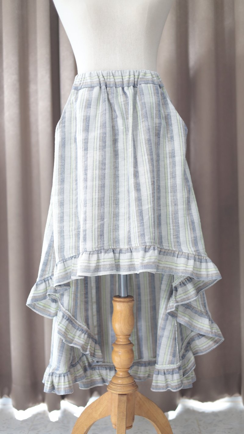 Loom & Leaf - Artisanal Mermaid Skirt - 裙子/長裙 - 棉．麻 多色
