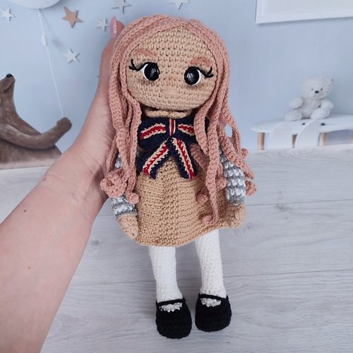 Knittedtoysworld M3GAN doll, M3GAN android doll, gift for a girl