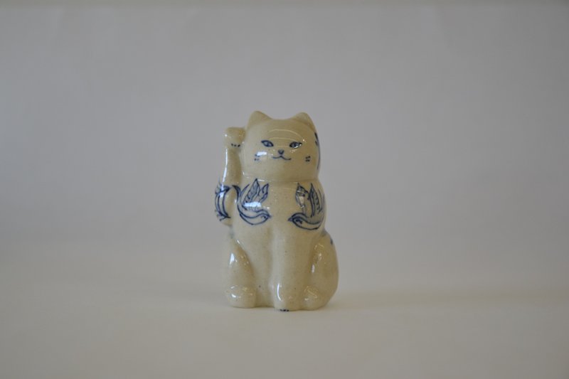招き猫　S  アメリカントラディショナル - 擺飾/家飾品 - 陶 