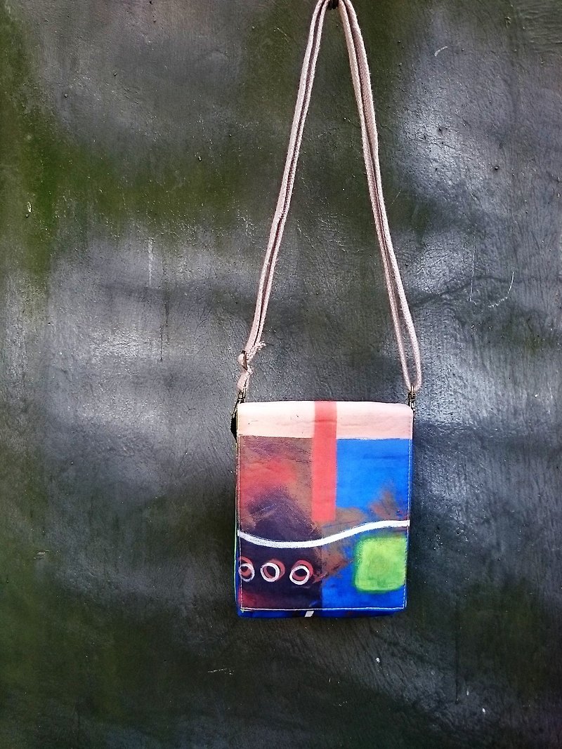 < entry >  mini shoulder bag - กระเป๋าแมสเซนเจอร์ - เส้นใยสังเคราะห์ 