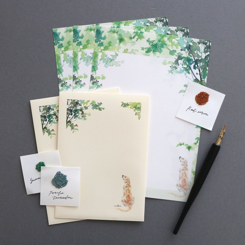 Summer cool letter set - Envelopes & Letter Paper - Paper Green