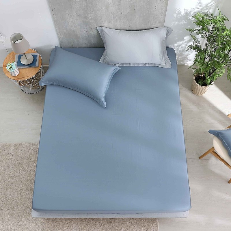 Hongyu 300 Woven Tencel Bed Bag Pillowcase Paddy Blue (Single/Double/Large/Extra Large) - Bedding - Other Materials Blue