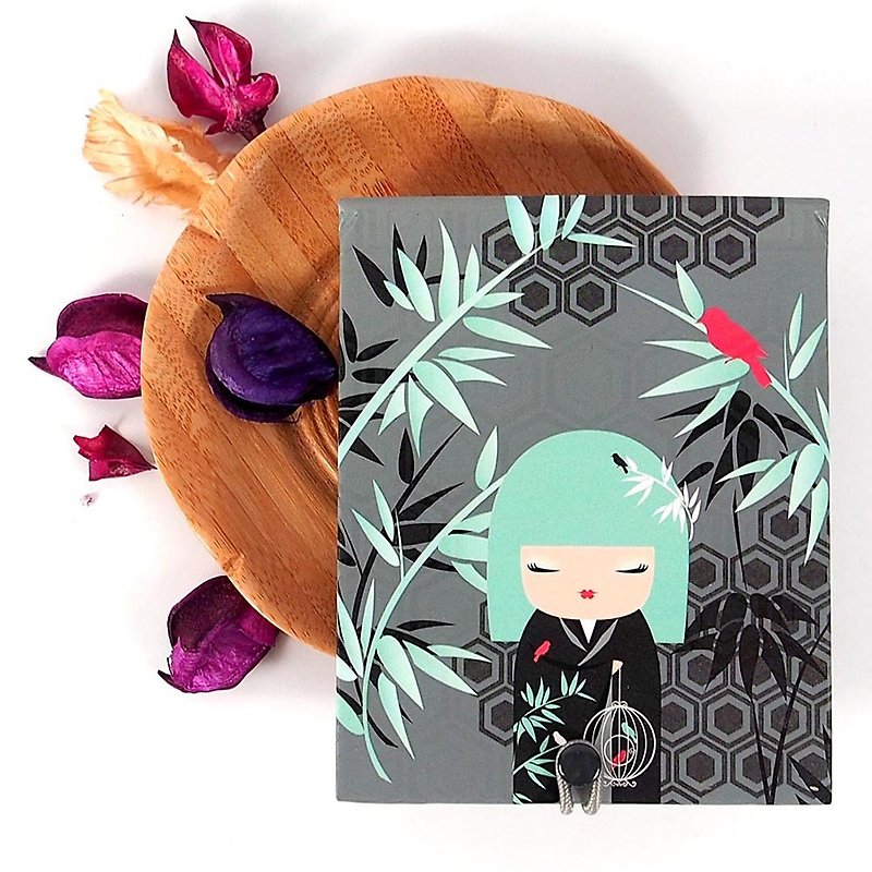 Notepad 85 pages with mirror-Nagisa Quiet and Peace [Kimmidoll Notepad/Diary] - Notebooks & Journals - Paper Gray