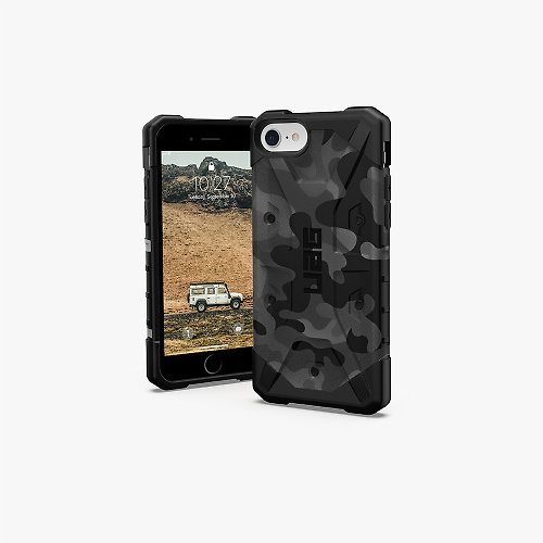 UAG UAG iPhone 8/SE (2022)耐衝擊迷彩保護殼-黑