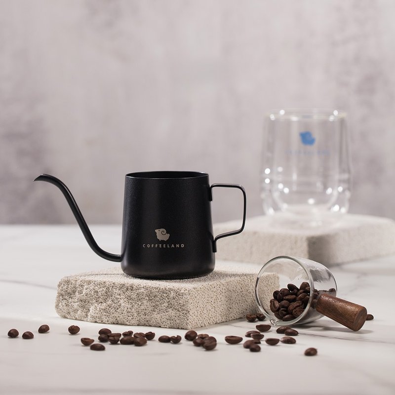 COFFEELAND | 小羊輕便細口手沖壺 250ml - 咖啡壺/手沖壺 - 不鏽鋼 黑色
