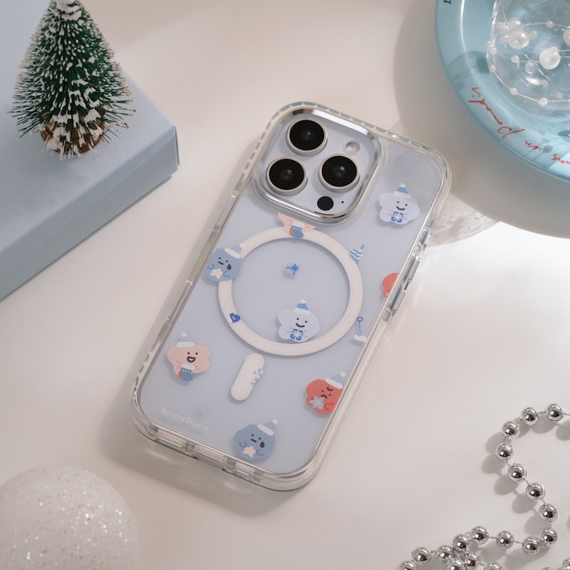 Anti-Shock Mood Magnetic Translucent Case - MagSafe Compatible - For iPhone 13-16 - เคส/ซองมือถือ - วัสดุอื่นๆ 