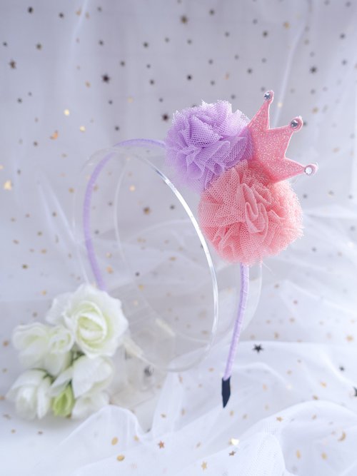 Little Hazel 兒童頭飾。可愛小公主皇冠頭箍 handmade Headband