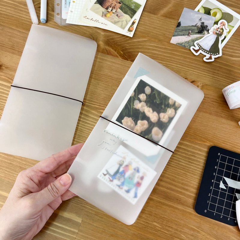 iMAT白手帳本_Sentoru A6拼貼 自組免零件 原型材料 環保減碳設計 - 筆記本/手帳 - 塑膠 透明