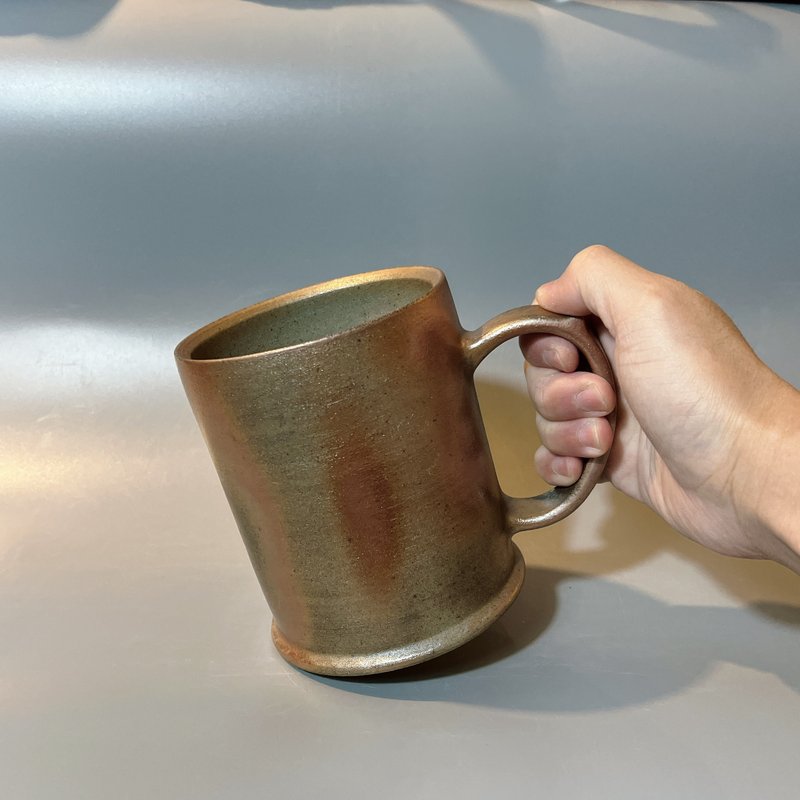 柴燒600cc超大馬克杯 / 啤酒杯 / 小平凡手作 - 茶壺/茶杯/茶具 - 陶 