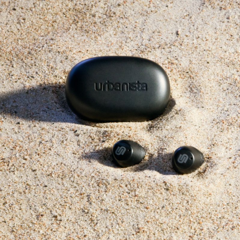 Urbanista LISBON True Wireless Open Headphones | Midnight Black - Headphones & Earbuds - Other Materials Black