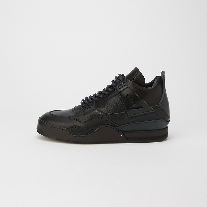 MANUAL INDUSTRIAL PRODUCTS 10 Black Size 5 | Hender Scheme - Men's Running Shoes - Genuine Leather Black