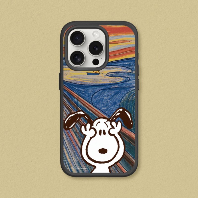 SolidSuit mobile phone case∣Snoopy X Top Art Master/Scream-2 for iPhone - เคส/ซองมือถือ - พลาสติก หลากหลายสี