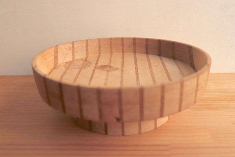Finland country splicing thick solid wood display high pedestal - Serving Trays & Cutting Boards - Wood Brown