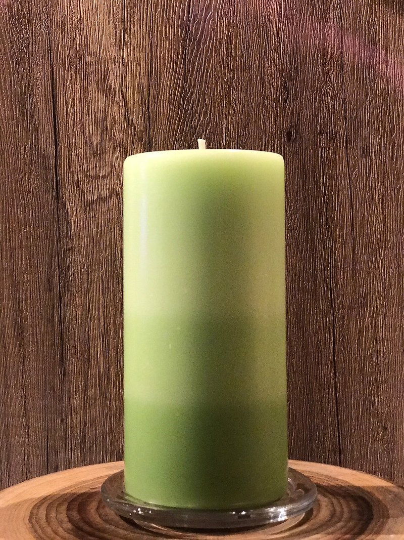 パイン香ろうそく（パイン） 75時間 - キャンドル・燭台 - 蝋 グリーン