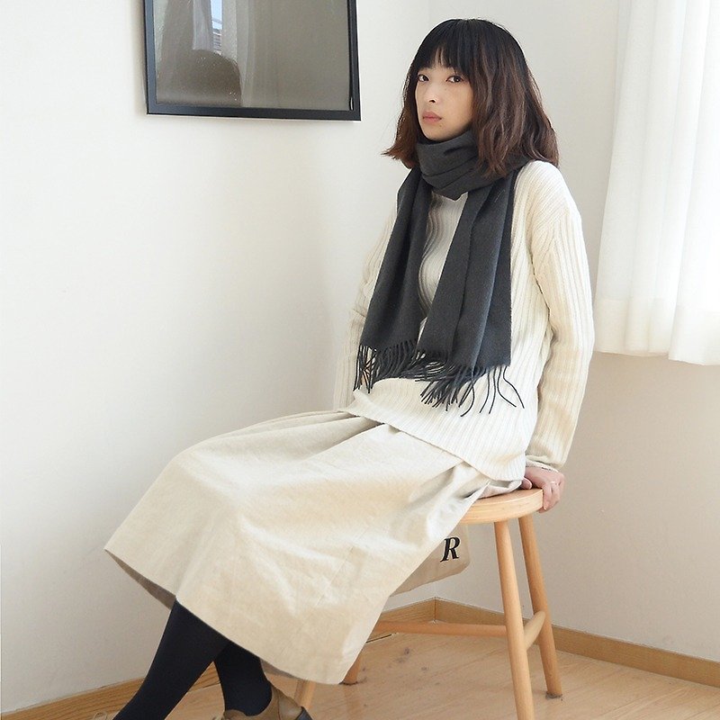 Merino High-Neck Long Sleeve Cardigan - white | Sweater | Sweater | Merrill Wool - ニット・セーター - ウール ホワイト